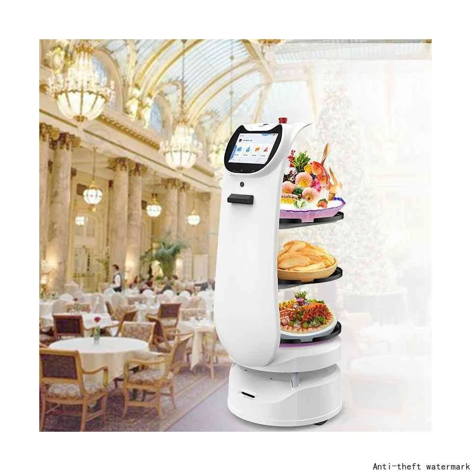 2026 Hot SellingAI Driverless Food Delivery R obot Restaurant Service Hotel Service R obot