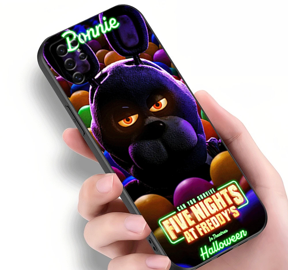 เกม Five Nights ที่ F-Freddys เคสโทรศัพท์สําหรับ Samsung S22 S23 A73 A72 A71 A54 A53 E ULTRA Black Soft Shell