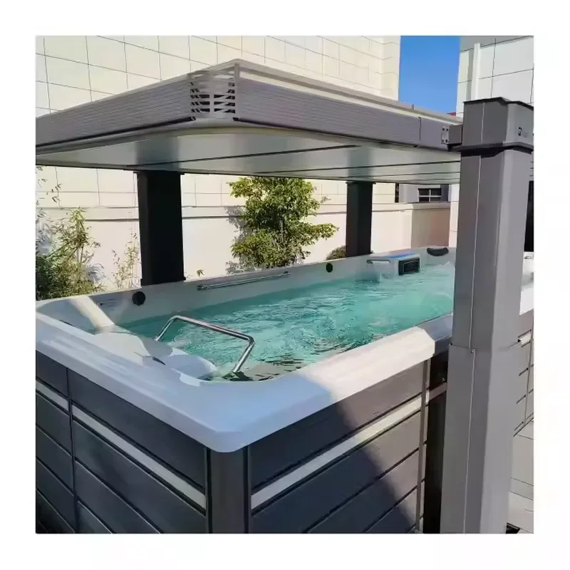 New Product Aluminum Fiberglass Automatic Lifting Cover Electric Lift Pool Cover Outdoor for Massage Bathtub SPA Pool