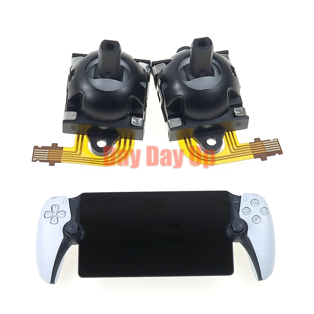 20PC สําหรับ PS5 Portal ซ้ายขวาแม่เหล็กไฟฟ้า 3D Analog จอยสติ๊กโมดูลสําหรับ PSVR2 Portal Hall Effect จอยสติ๊ก Thumb จอยสติ๊ก