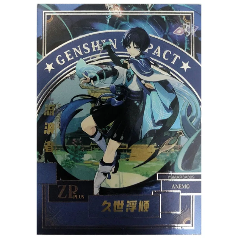 Anime Goddess Story Rare Limited Edition ZR Laser Flash Card Kamisato Ayaka Toys for boys Collectible Cards Birthday Present