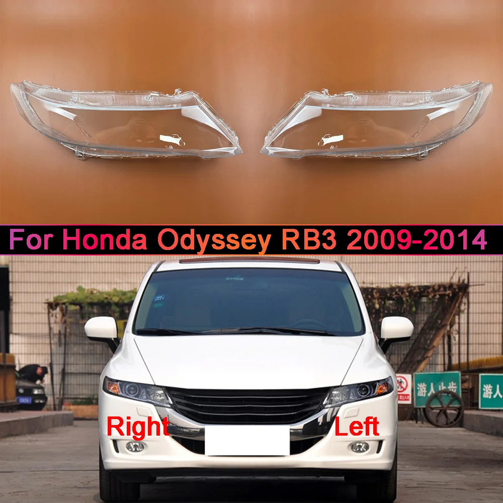 

Front Headlight Cover Transparent Mask 2009-2014 For Honda Odyssey RB3 Headlamp Lamp Shell Plexiglass Replace Original Lampshade