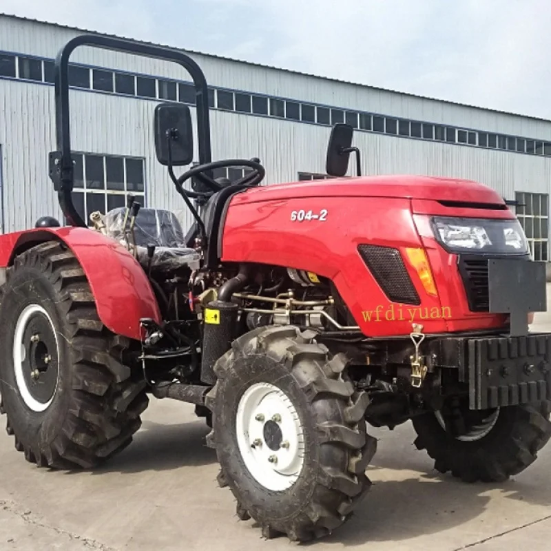 Motor diésel traktor de arranque eléctrico, tractor agrícola, 4x4, 50HP