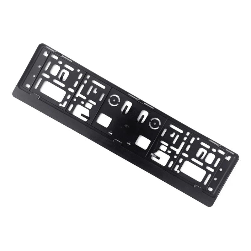 غطاء إطار لوحة ترخيص سوداء ، حامل مضاد للتآكل ، جبل ، معيار الاتحاد الأوروبي #6