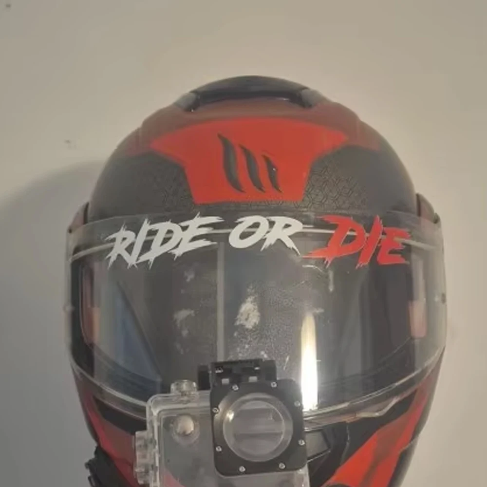 1PCS RIDE OR DIE Motorcycle Stickers Waterproof for Motorbike Helmet DIY Road Bicycle Top Tube Frame Self-adhesive Vinyl Decals gallery 2