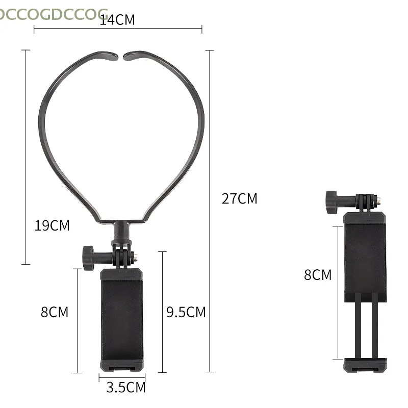 Penyangga Ponsel Malas Gantung Leher Dapat Dipakai Bersepeda Luar Ruangan Braket Gantungan Ponsel Langsung Perspektif Orang Pertama Merekam Kehidupan