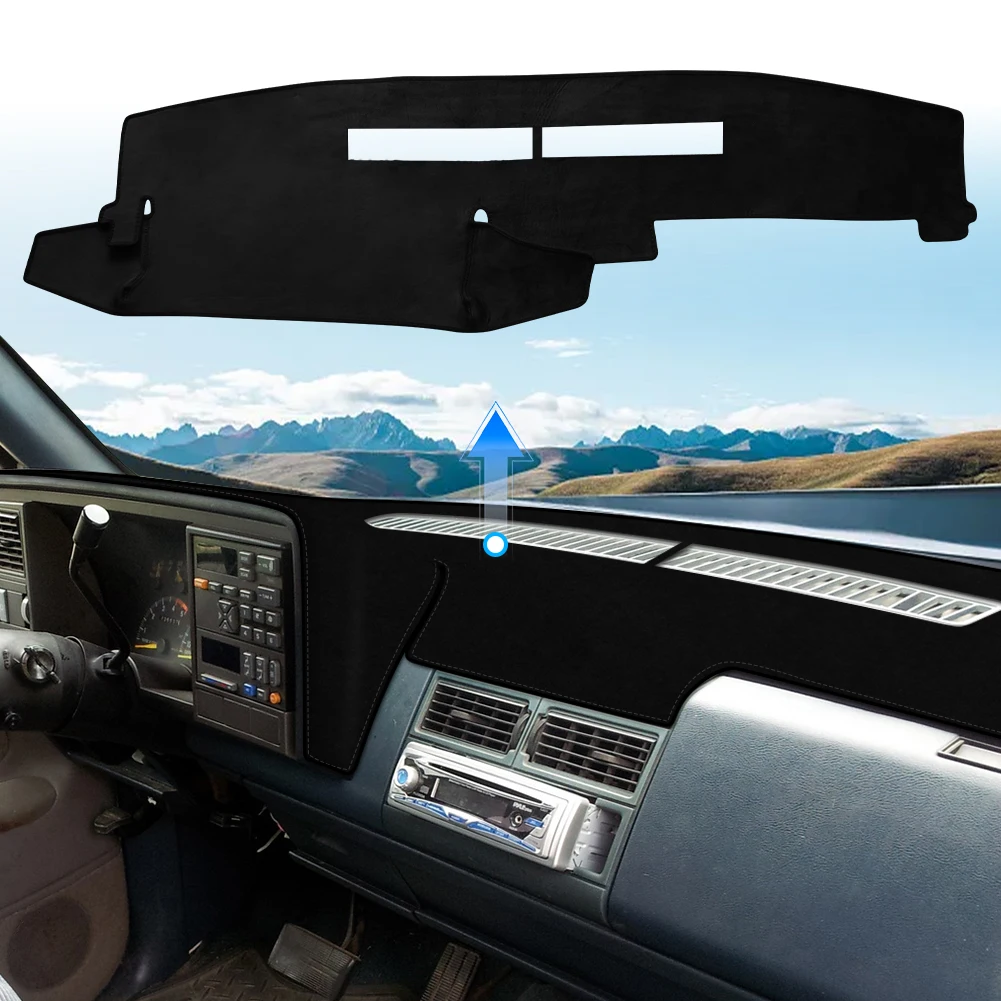 

For Chevrolet Silverado C1500 K1500 1988-1994 Car Accessories Dashboard Cover Mat Reflect Light non-slip Pad Instrument Pan