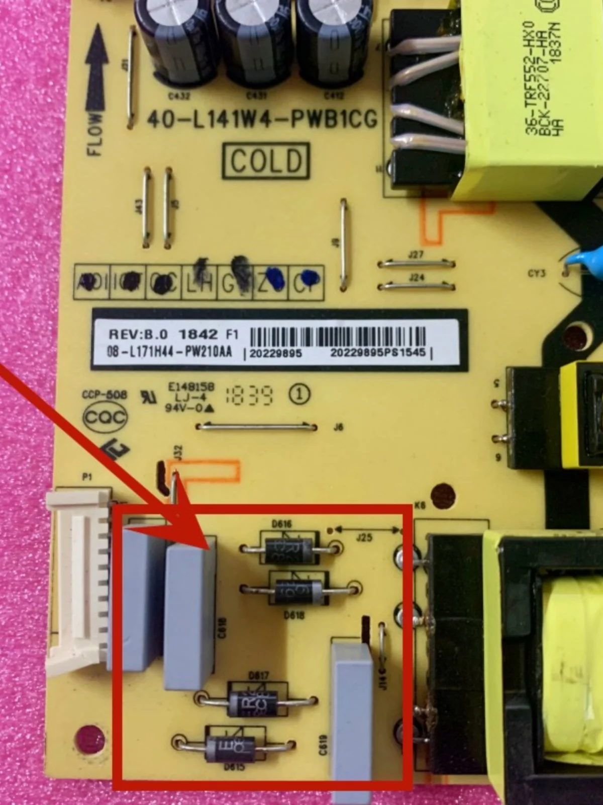 For TCL 65v2/F6/L2/T3 Power Board 40-L141w4-pwc1cg 08-L171hd2-pw2