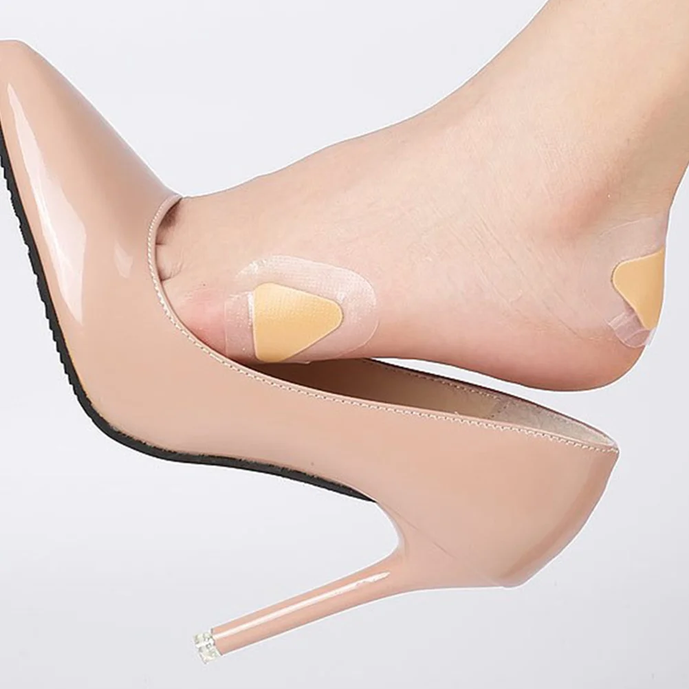 

40pcs Heel Patches Wear-Resistant Blister Prevention Foot Protector For Shoe Pain Relief Transparent Heel Stickers Protective