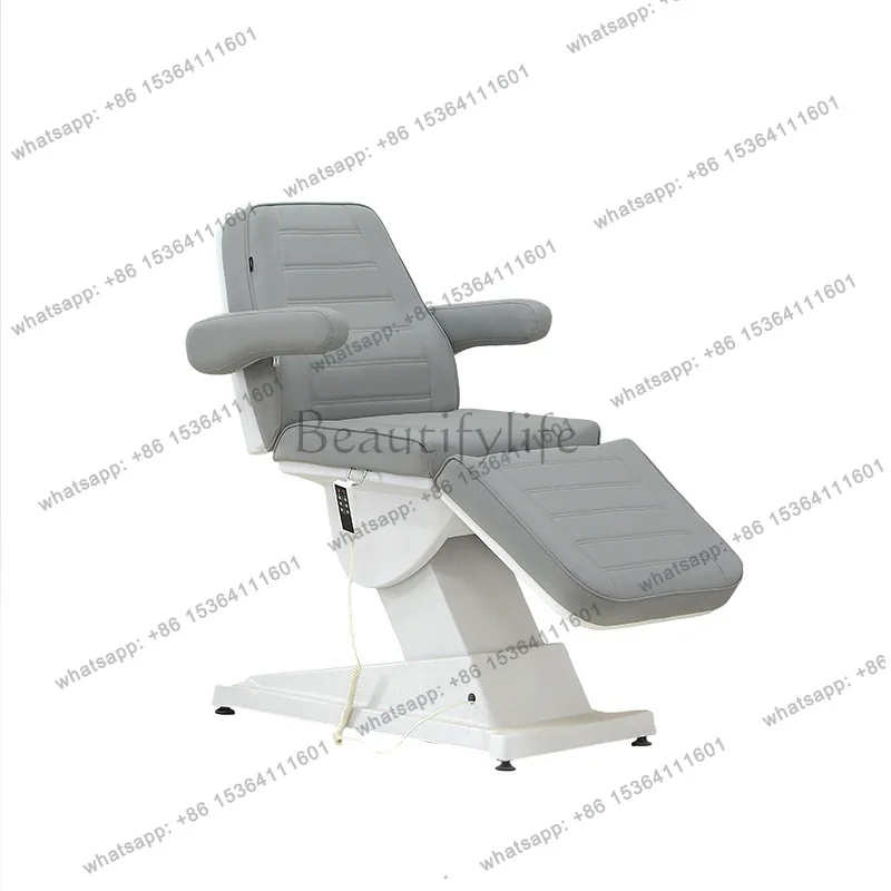

Factory direct sales electric beauty bed lift folding tattoo chair