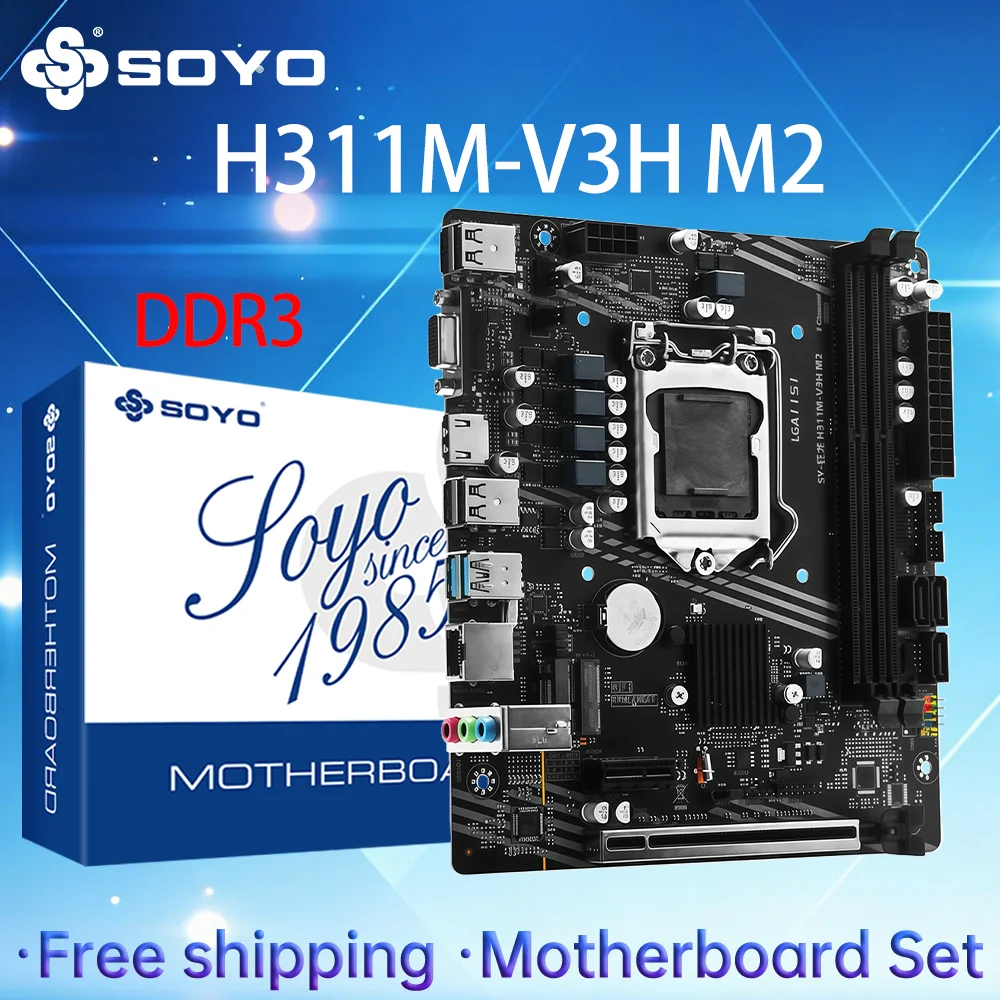 Intel Cpu Core I5 - SOYO H311 ゲームマザーボードインテル LGA 1151 サポート