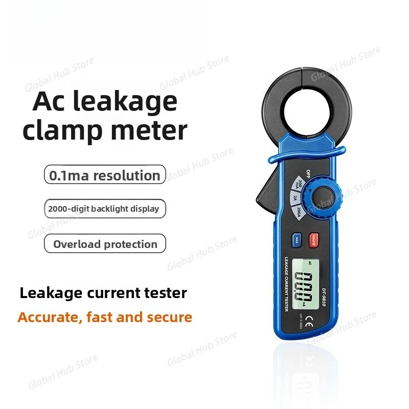 

Leakage Detection for DT9810 Automatic Ammeter Current Clamp Meter Digital Multimeter