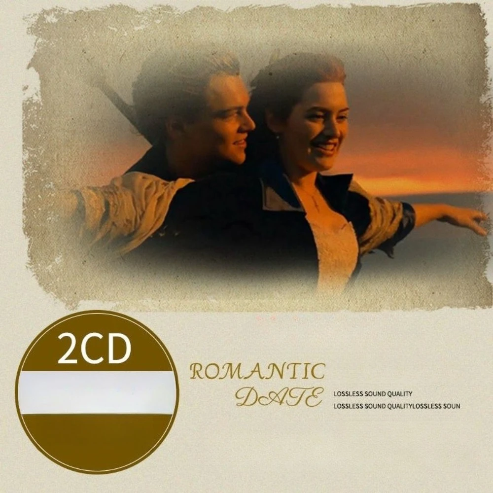 CD Mobil Romantis - Musik Instrumental Barat Klasik |   Suara Tanpa Hilang & Tekstur Vinyl |   Disk Musik Otomotif Berkualitas Tinggi