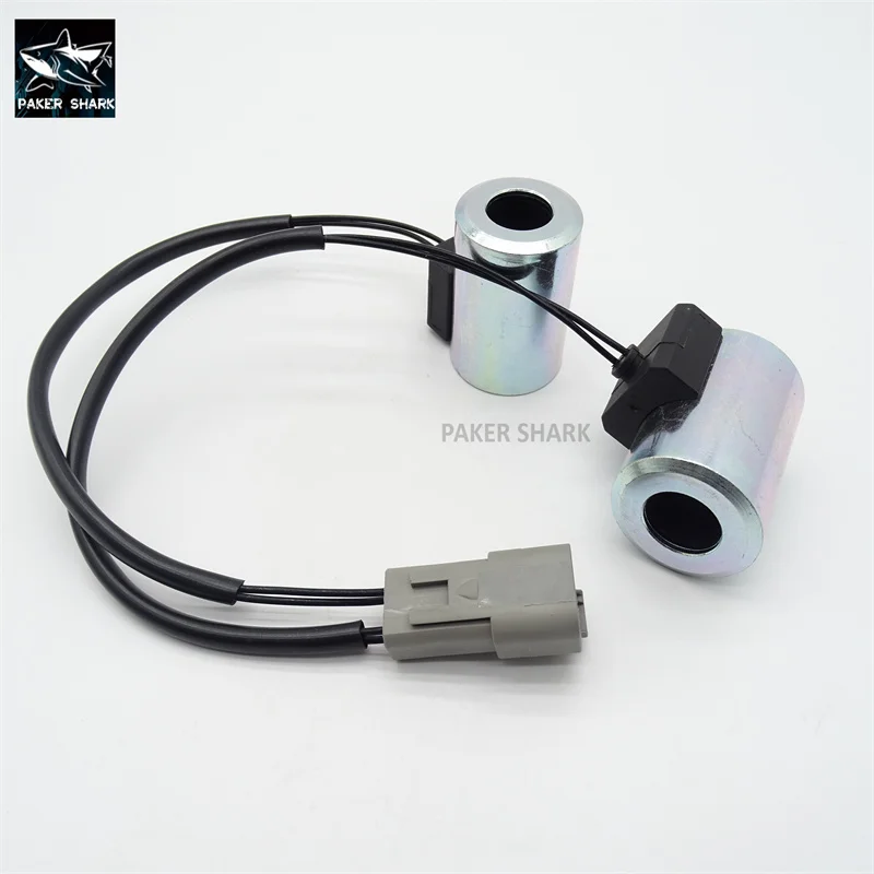 UC4020757708 para Komatsu WA150 Bobina de válvula solenóide 200L 250P Bobina de válvula solenóide 270 320L Escavadeira de bobina de válvula solenóide