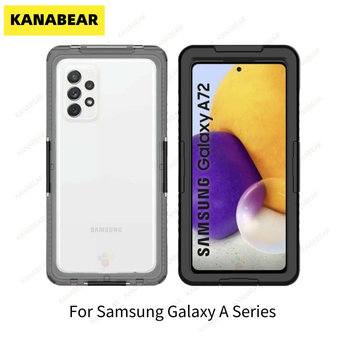 

The universal rider waterproof case for the Samsung a series allows full touch-screen functionality to be completely sealed