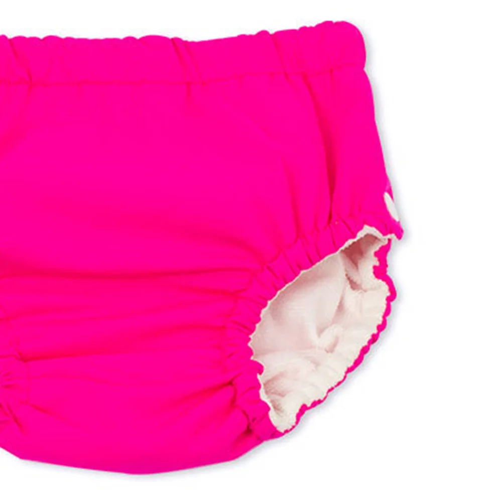 ملابس سباحة للأطفال سراويل حفاضات مقاومة للماء وردية 100 سنتيمتر قابلة للغسل لينة مانعة للتسرب سراويل سباحة للأطفال لصبي فتاة حفاضات قابلة للغسل #4