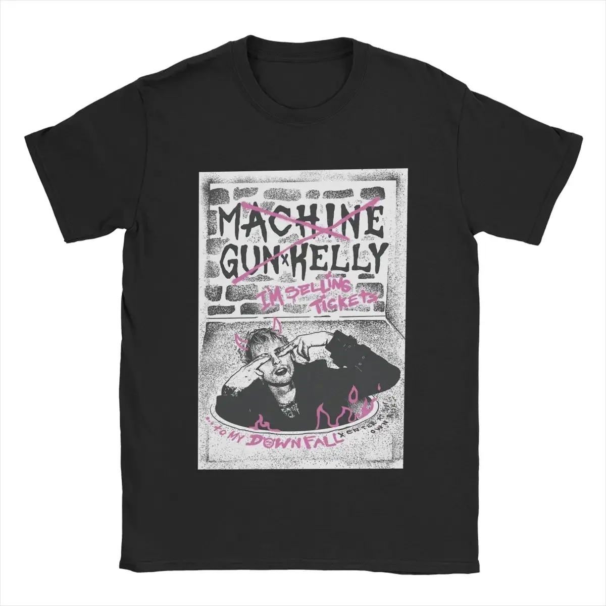 2024 008 MGK Ticket Tour Concert Devil Machine Gun Kelly T-Shirts for Men Casual Cotton Tee Shirt Short Sleeve tops S-5XL Tops