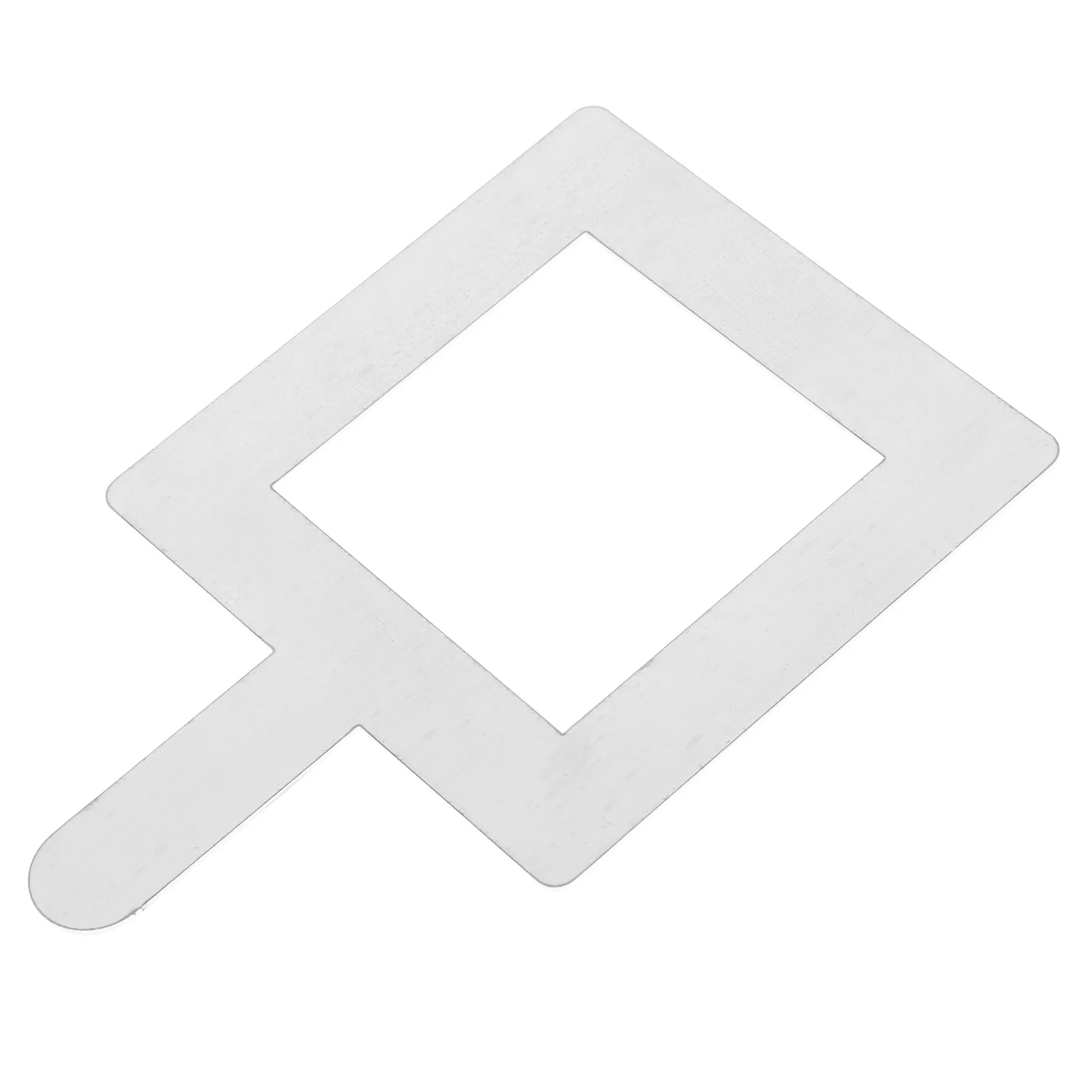 

Stainless Steel Sampling Plate Laboratory Board Curved Handle Silver 304 Cell Biology