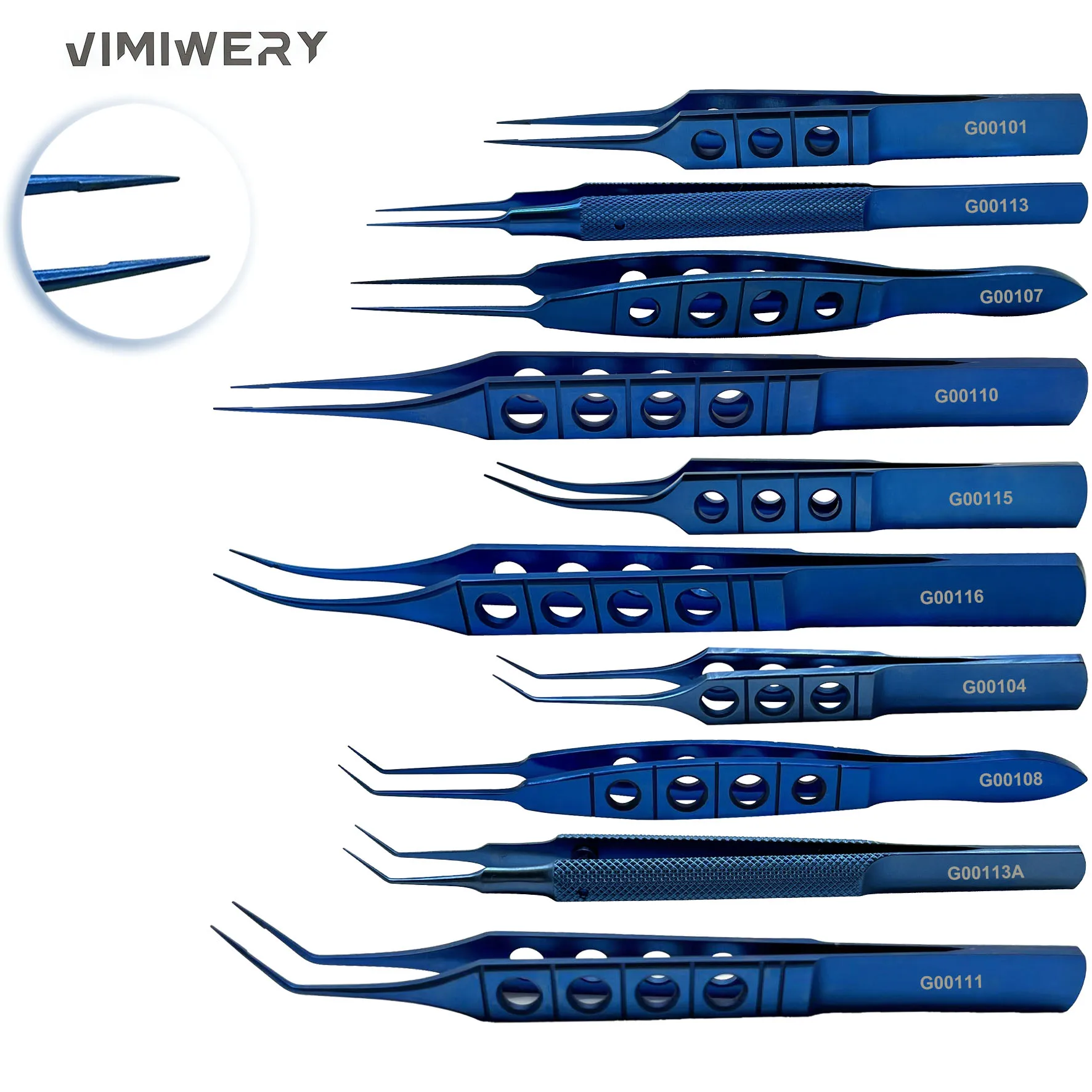 VIMIWERY Tying Forceps Mcpherson Castroviejo Suture Forceps Ophthalmic Surgical Instruments