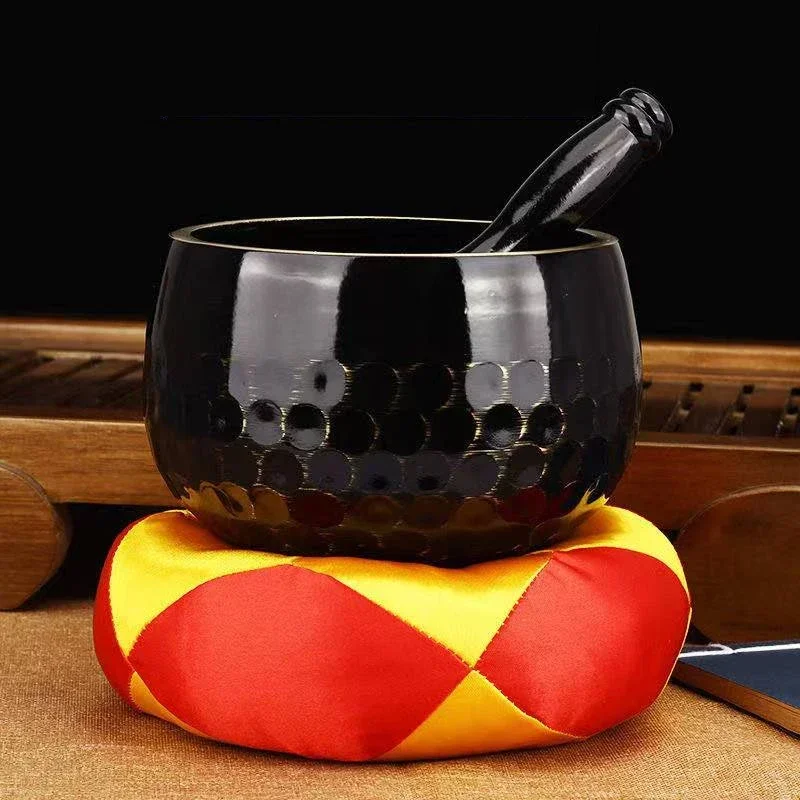 Pure Copper Buddha Sound Bowl Practice Bowl Nepal Handmade Buddha Tibetan Bowl Bowl Buddhist Song Pure Bowl