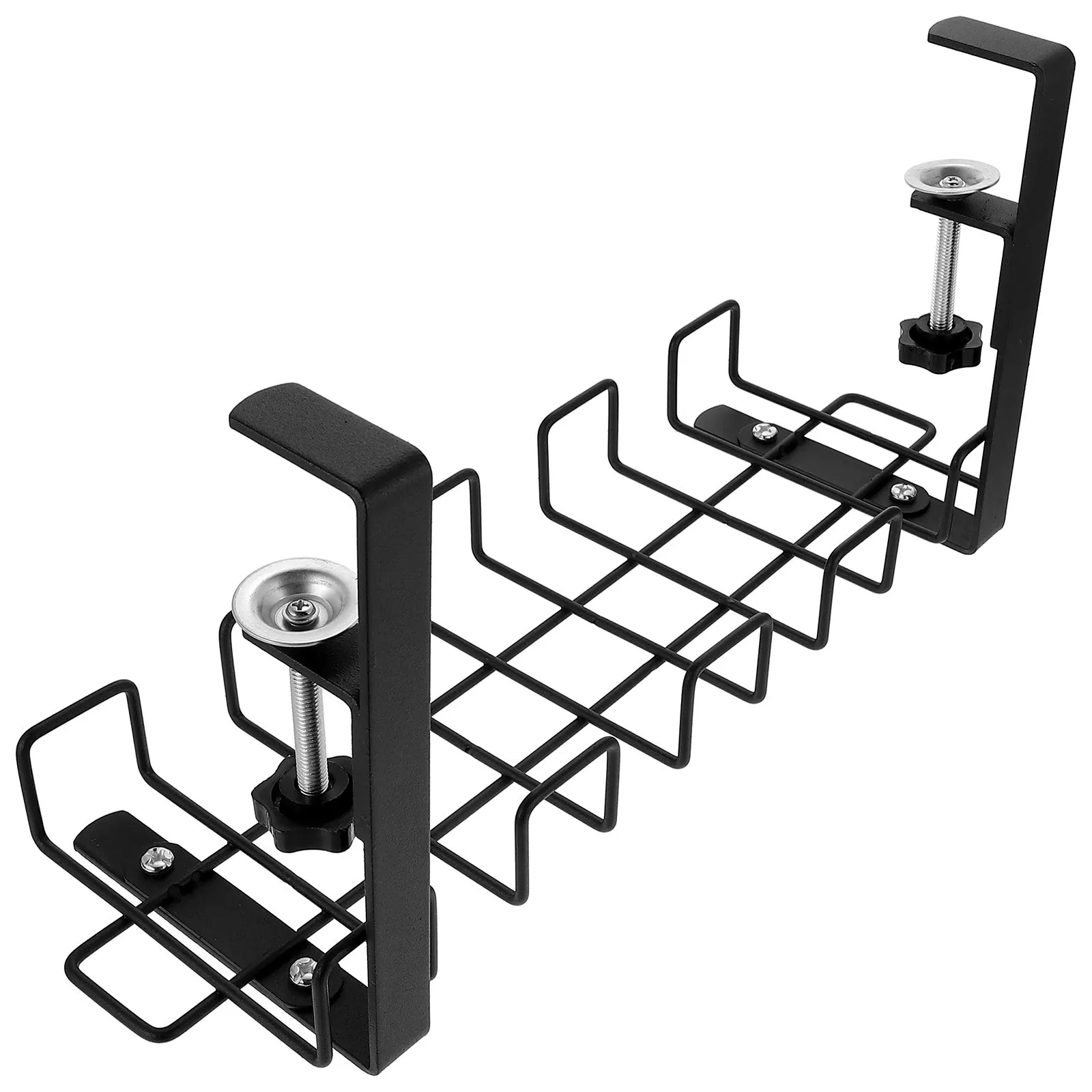under-desk-cable-organizer-hanging-basket-sturdy-cord-management-strip-holder-wire-storage-home-office-cable