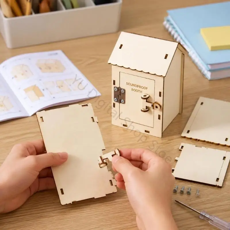 96BA Klassenzimmer-Schalldämmungsraum-Modellset für MINT-Handprojekte von Schülern – Detail 4