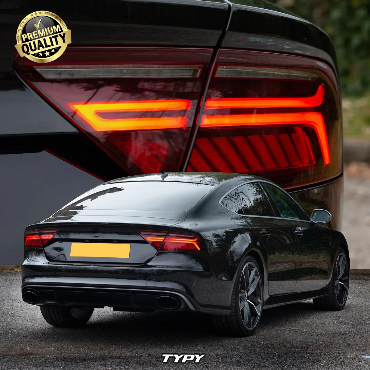 

TYPY Car LED Taillights Assembly For Audi A7 2011-2018 Tail Lights Sequential Turn Signal Brake Lamp Automotive Accessories
