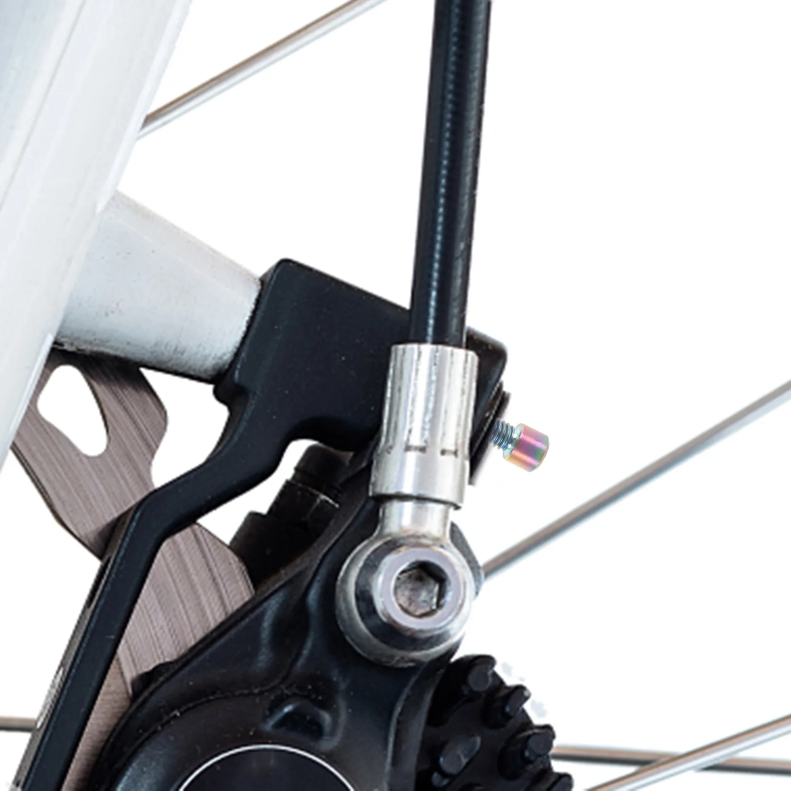 

2 шт. винтов для дисковых тормозов M4, прочные крепежные болты для крепления тормозного суппорта горного велосипеда, совместимые с различными дисковыми системами