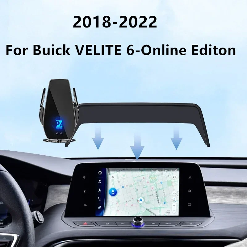 2018-2022 For Buick VELITE6 VELITE 6 Online Edition Car Screen Phone Holder Wireless Charger Navigation Interior 12.8 Inch Size