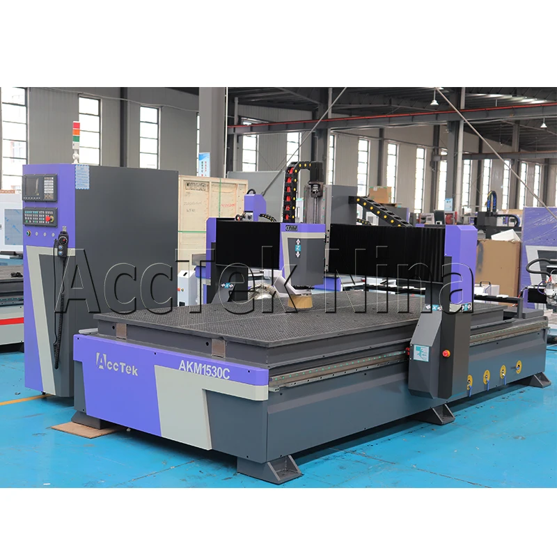AccTek 1530 1325 2040 木材 MDF アクリル彫刻と切断 Atc CNC ルーター、サーボモーター付き
