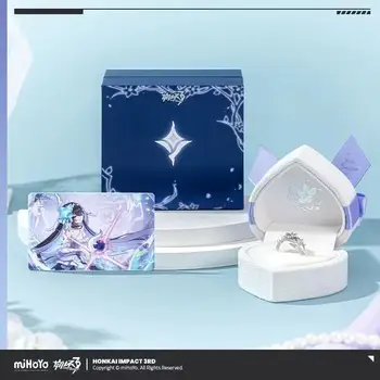 Oficjalny, autentyczny produkt z gry Honkai Impact 3: Pierścień tematyczny Seele Herrscher of Rebirth, dekoracja, prezent na Halloween, Boże Narodzenie, cosplay.