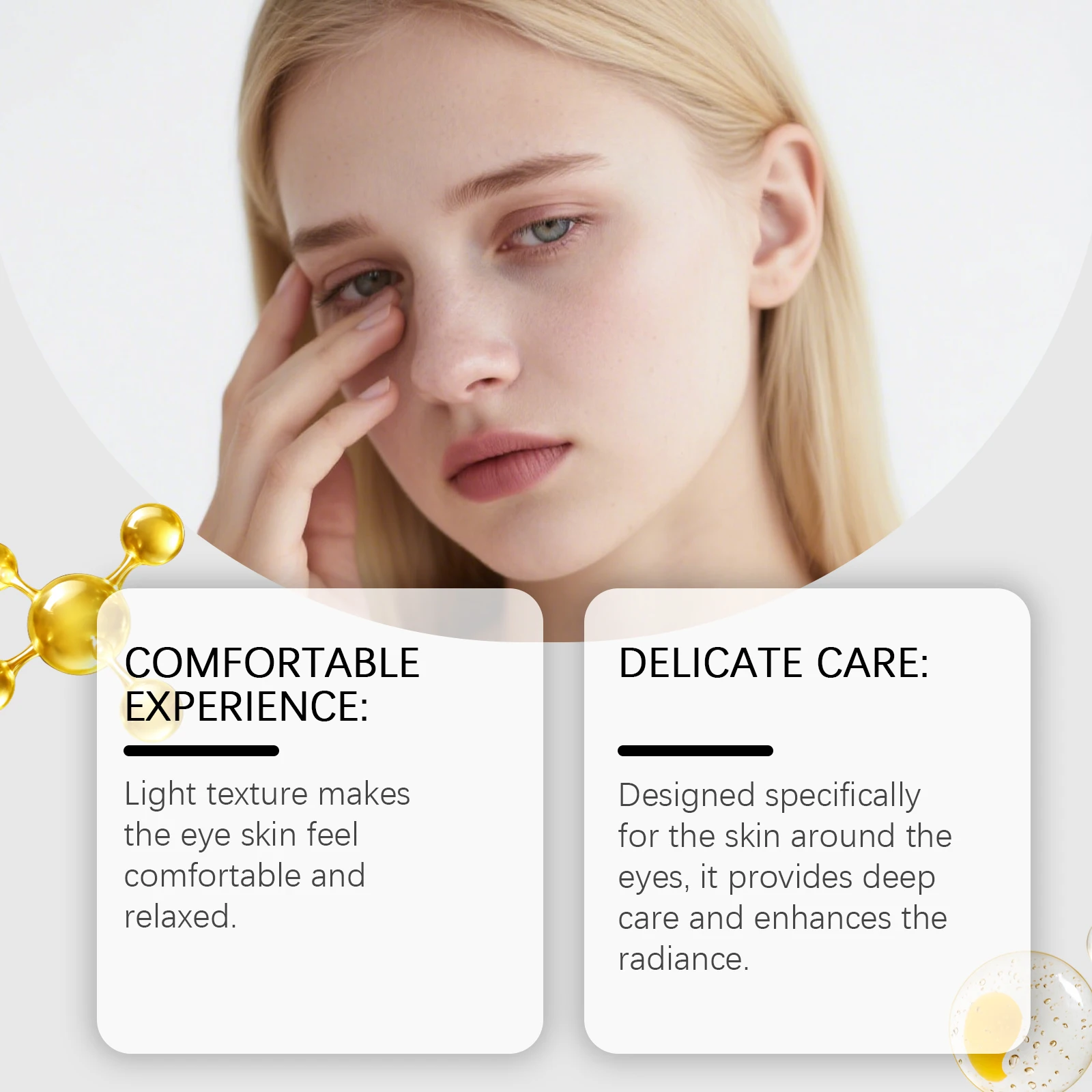 Daily Hydrating Eye Patches - Gentle Moisturizing Care, Suitable for Daily Eye Skin Maintenance, Mild & Skin-Friendly