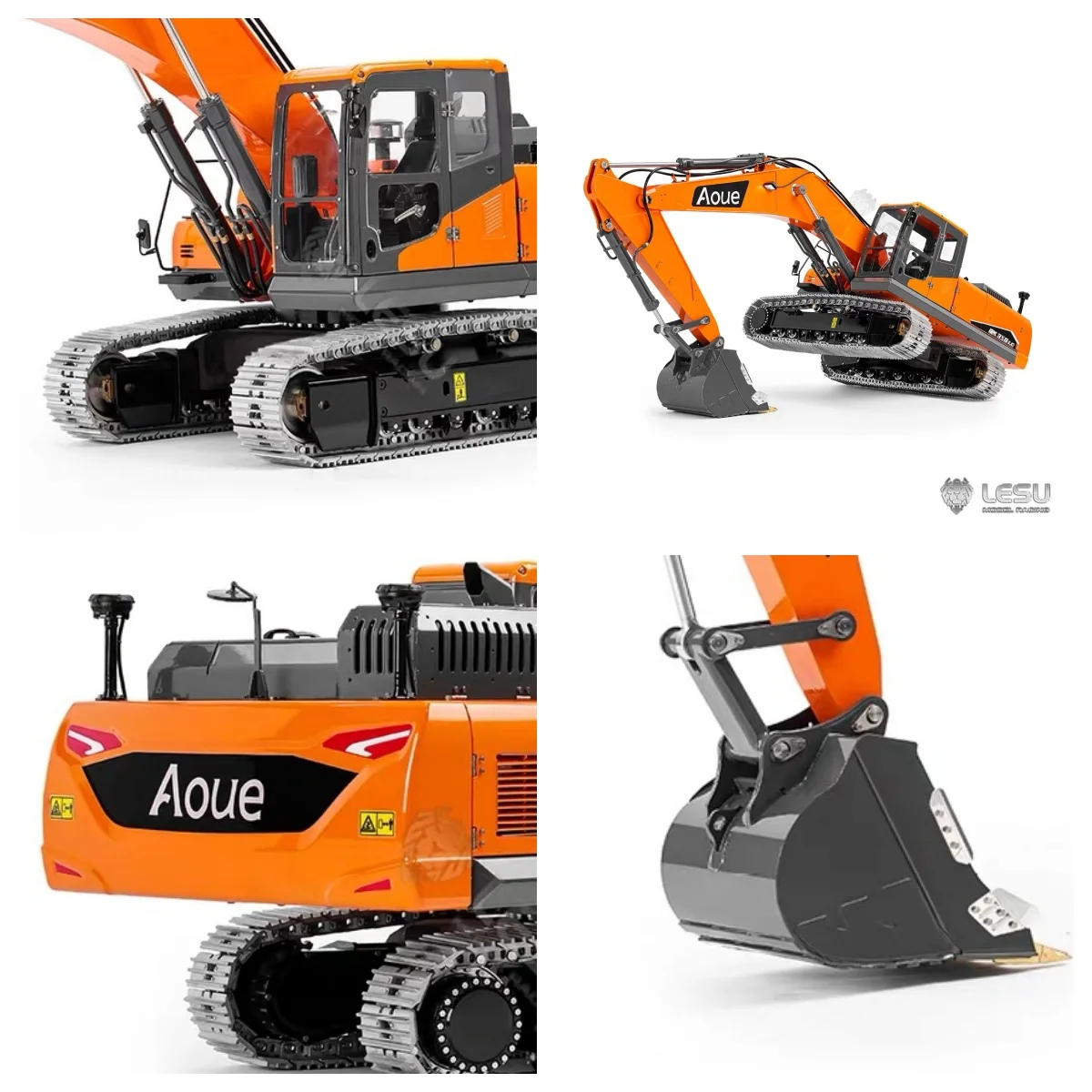 

LESU B0013 Hydraulic Excavator RTR LED Brushed PL18 EV Construction Model Car Radio Control Engineering Vehicle for Adult