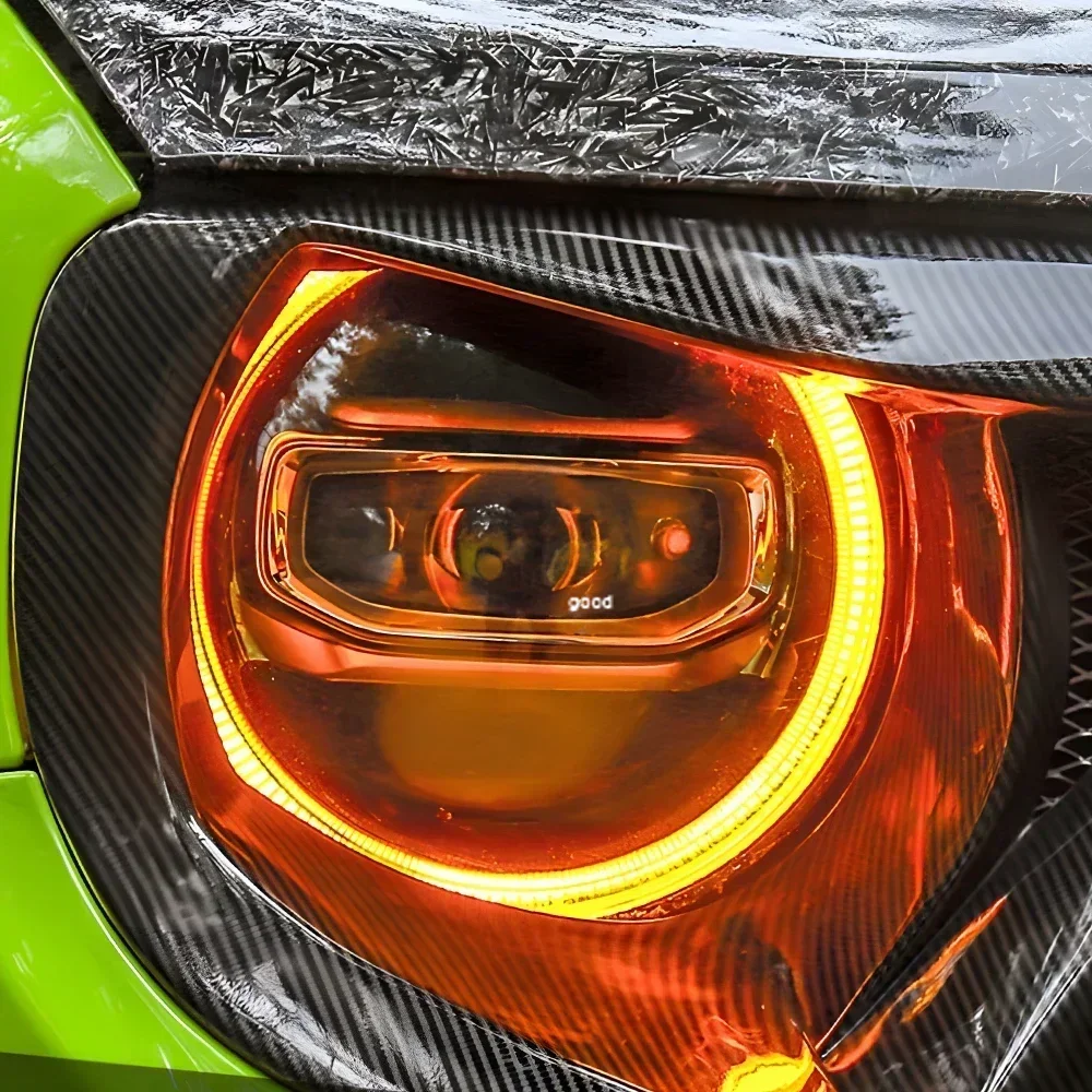 

For Jeep Renegade 2016-2021 LED Auto Headlight Assembly Upgrade Bifocal Lens Plug and Play Car Front Lamps Accessories