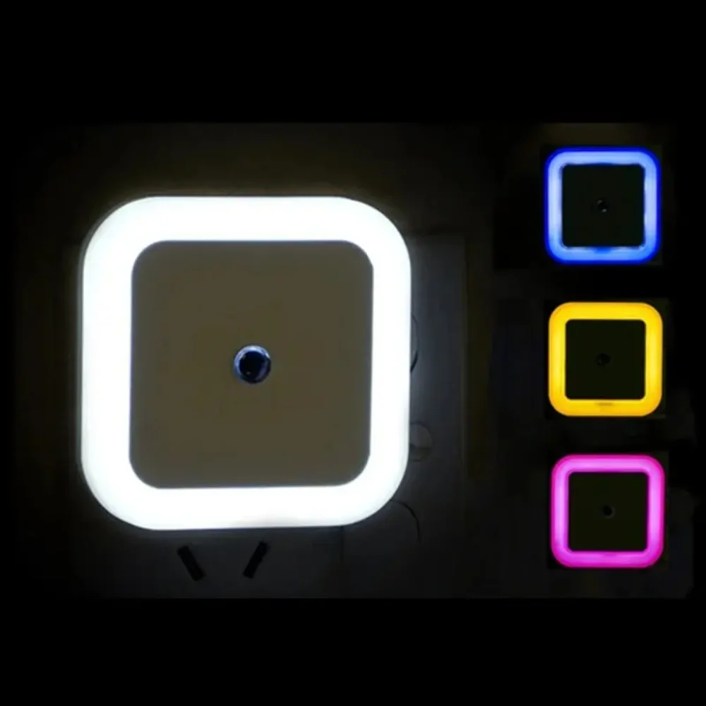 

Wireless Sensor Night Light EU Plug Mini Square Night Lights Baby Children Living Room Bedroom Corridor Lighting Lamp