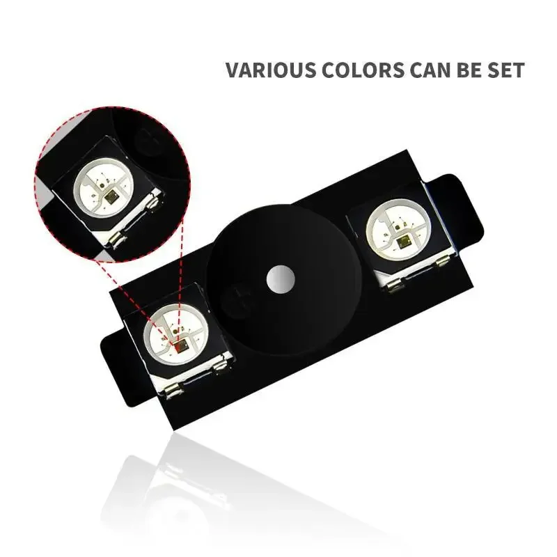 HGLRC WS2812 Colorful RGB LED 5V Active Alarm Buzzer for RC FPV Freestyle Drones Replacement DIY Parts