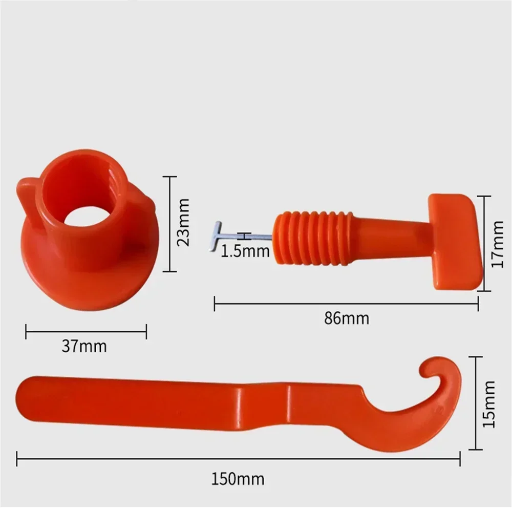 2027 For -T-shaped Tile Equalizer Clip Locator Affixed To The Wall Tile Floor Tile Cross T Section Seam Card Leveling