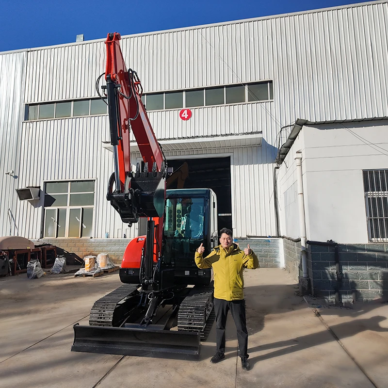 6 Ton High Power Backhoe Excavator Tracked Excavator Digger Yanmar Engine CE EPA Certified Mine Construction Site Use