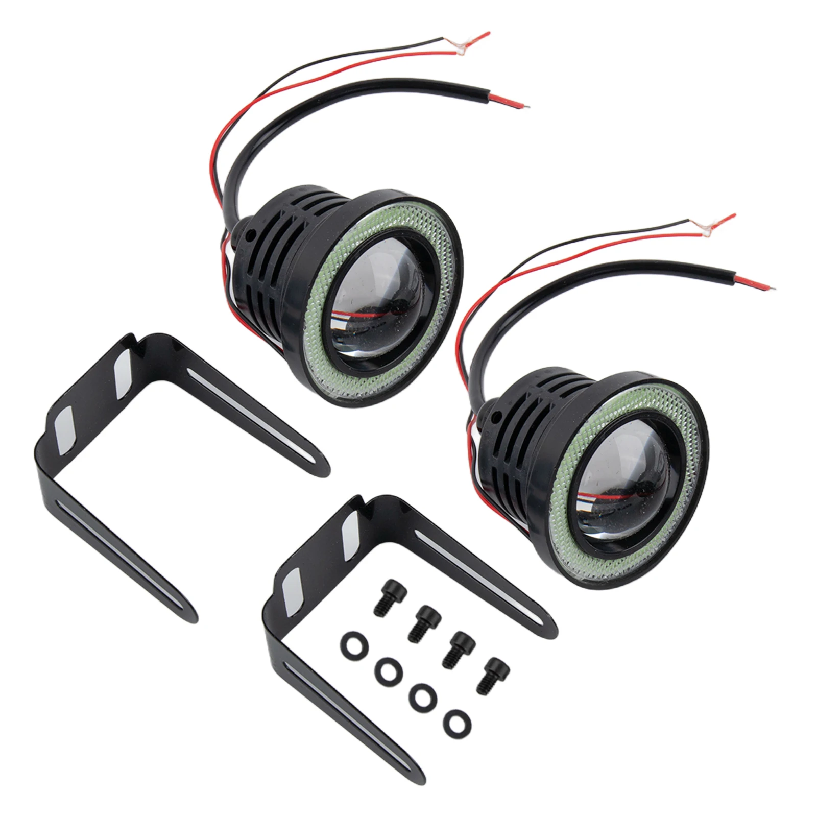 Automotive Lighting 64mm Diameter LED Fog Light 10W Lighting Output Clear Visibility Enhancement Compact Size 64mm