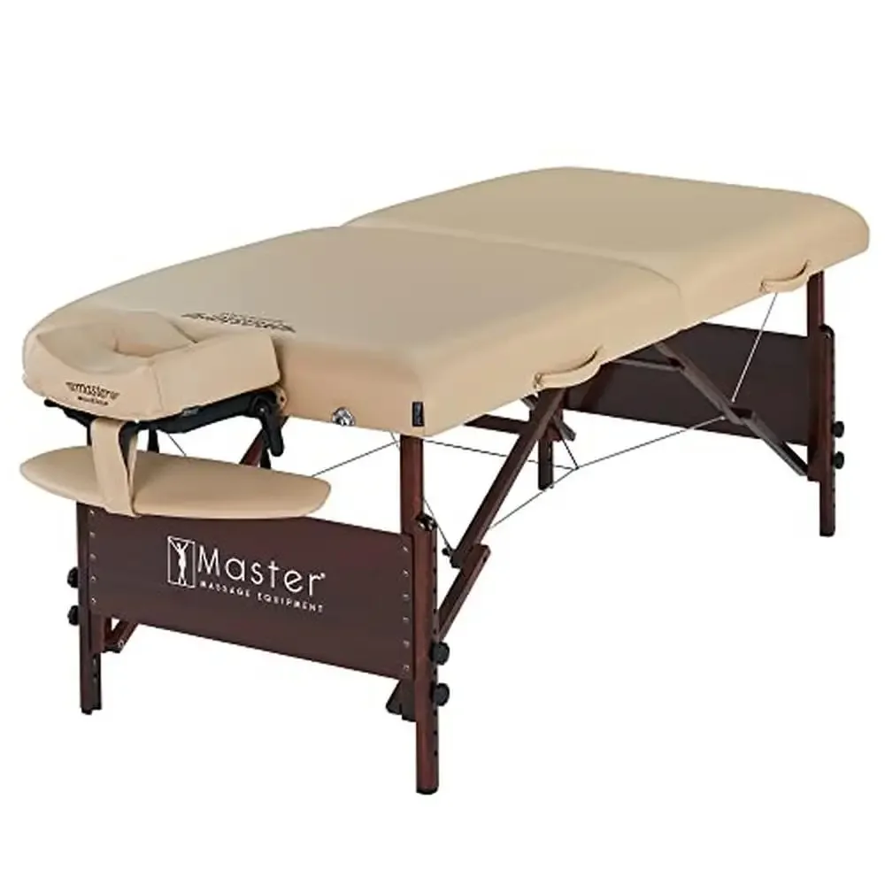 

Portable Massage Table 30" x 84" Adjustable Height 750lbs. Capacity- Beauty Spa Bed with Ergonomic Accessories and 5 Year