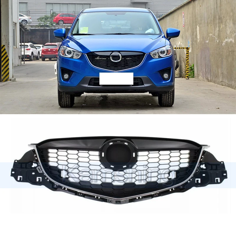 

Kamshing Front Bumper Grille Mesh Radiator Grill For Mazda CX-5 CX5 2013-2014 Racing Grills