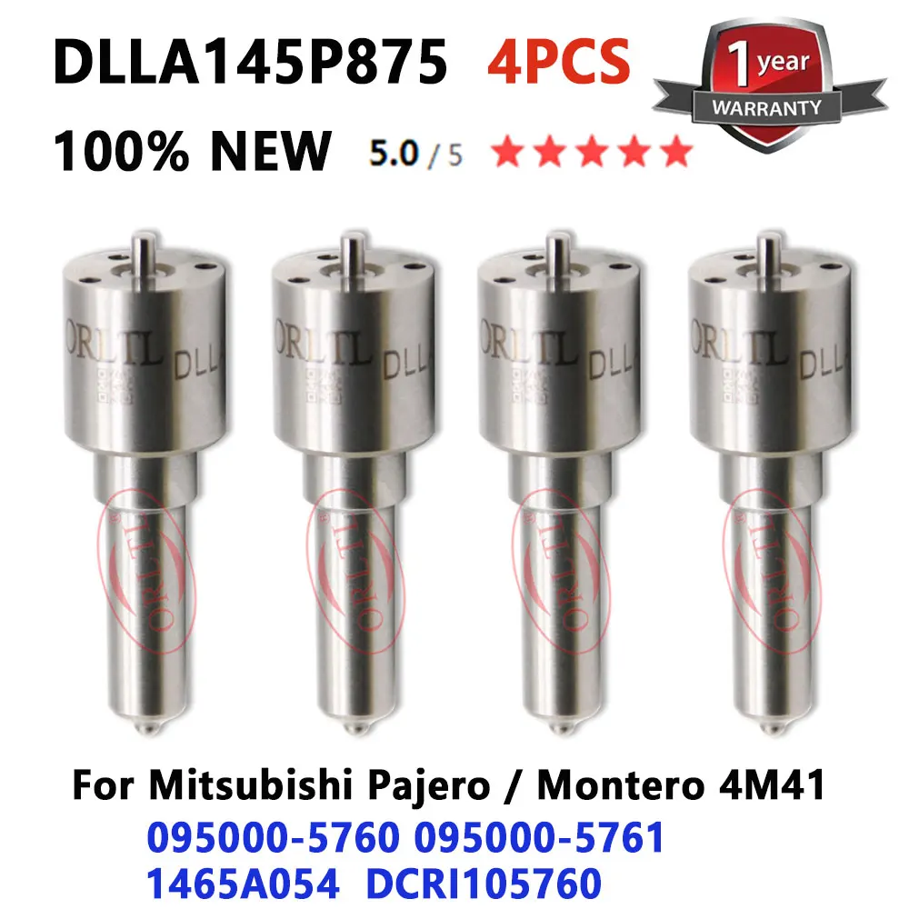 

ORLTL DLLA 145 P875 Nozzle Spray Diesel Common Rail Injector Nozzle DLLA145P875 093400-8750 for Mitsubishi 095000-5760