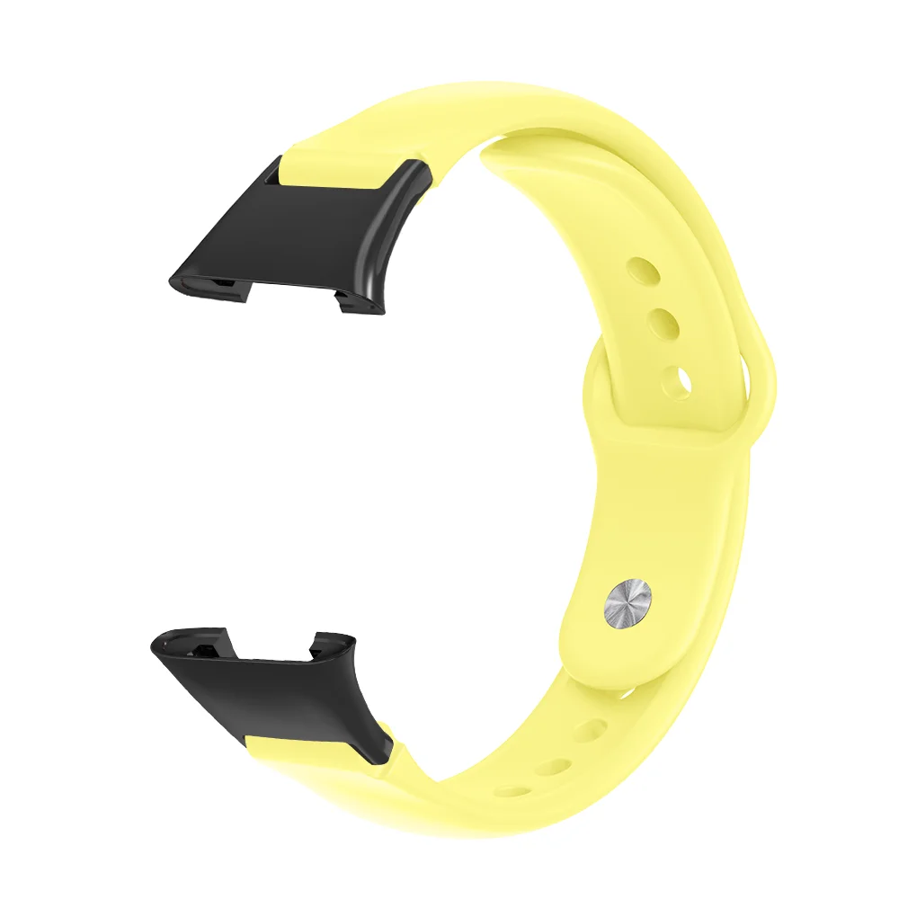 

Watch Strap For Xiaomi Band 7 Pro with Reverse Buckle & Head Clasp Quick Release Soft Waterproof Silicone Sport Watchband Unisex