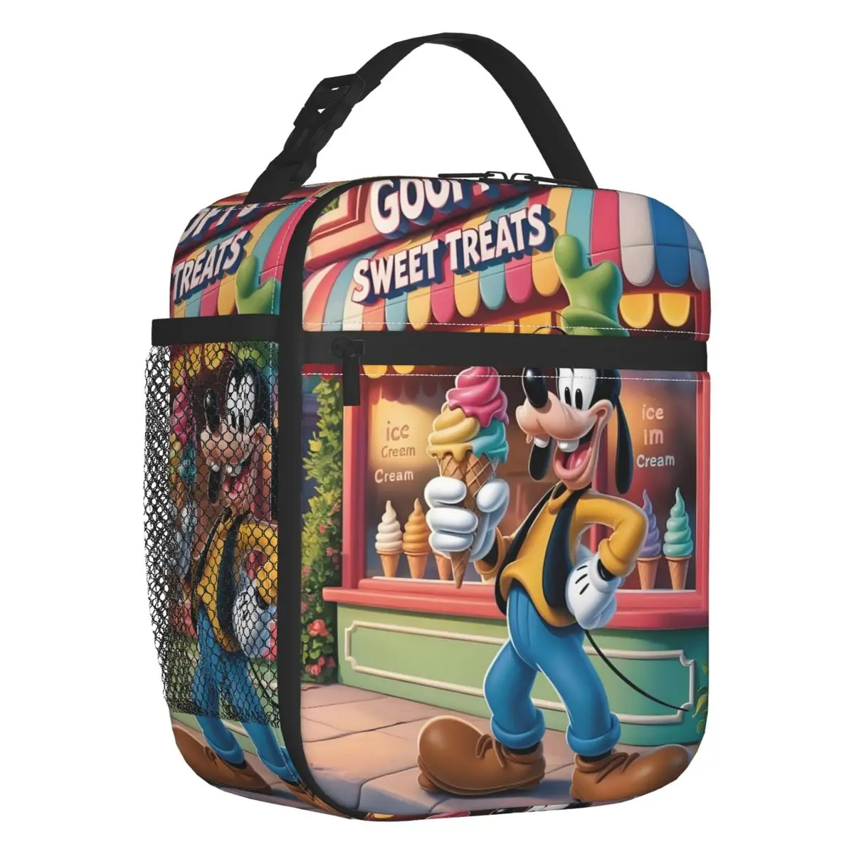 

Гуфи мультяшная пленка термоизолированная сумка для обеда с забавным животным узором портативный контейнер для обеда для школы многофункциональная коробка для еды