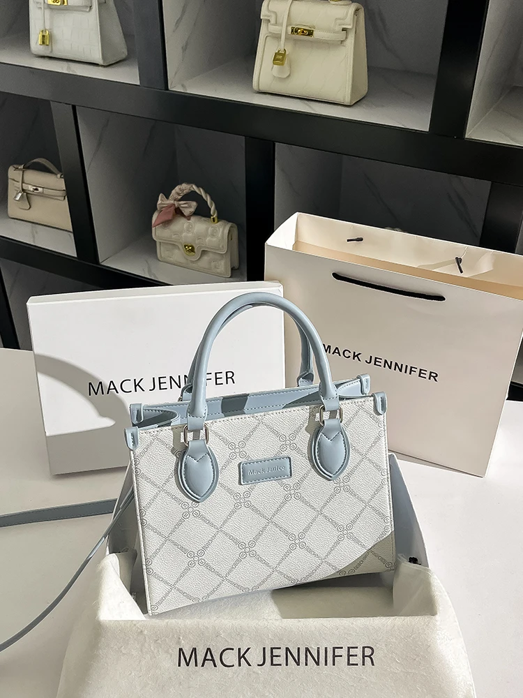 

Ele Embroidered Women's Tote Crossbody Bag Faionable Handbag Single oulder Bag Sli Blue Casual Chic Handbag