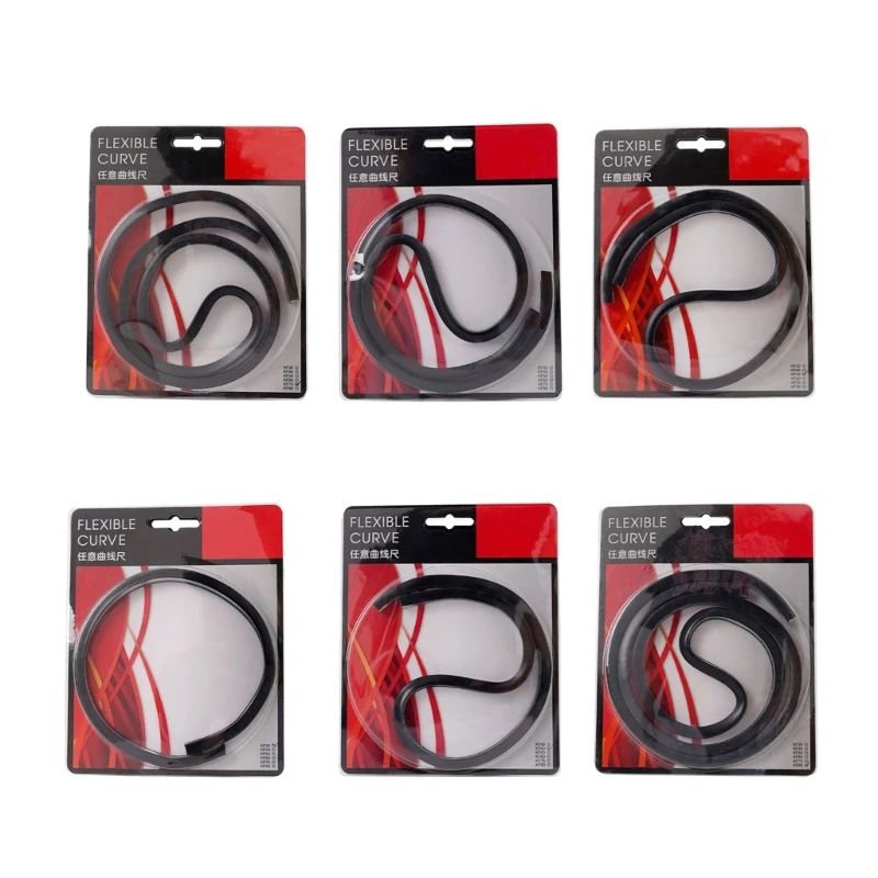 Flexible Ruler Bendable Ruler Curves Ruler Measuring Tool for Drawing Clothing