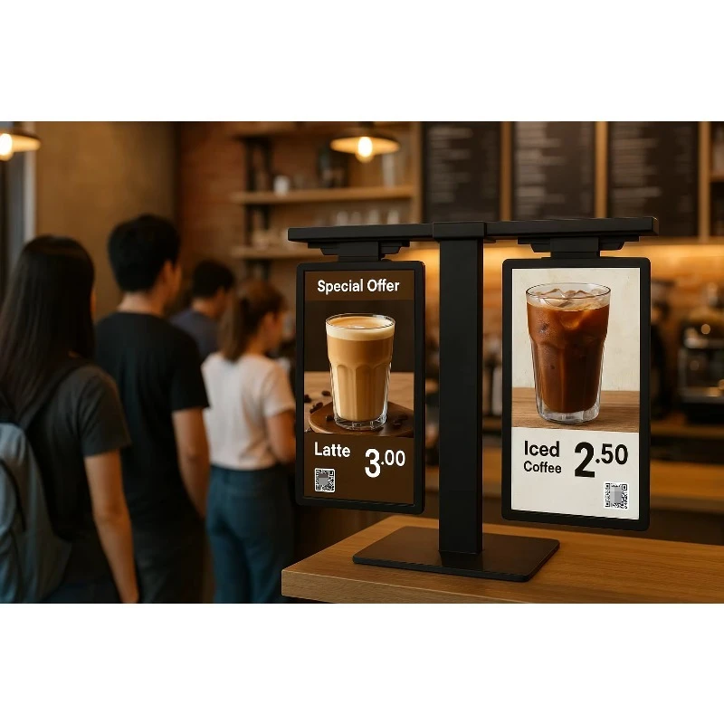 10.1Inch Electronic Shelf Labels LCD Digital Poster Tags for Indoor Retail Stores with Full Color Display