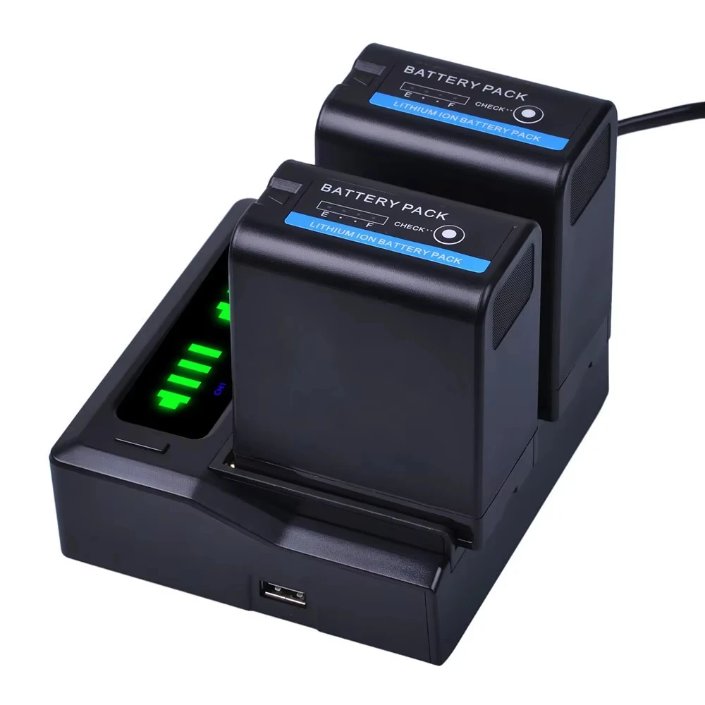 BP-U60 BP-U30 BP-U90 LED Ultra Fast Dual Charger for Sony Camcorders PMW 300 EX1 EX1R EX3 EX3R EX280