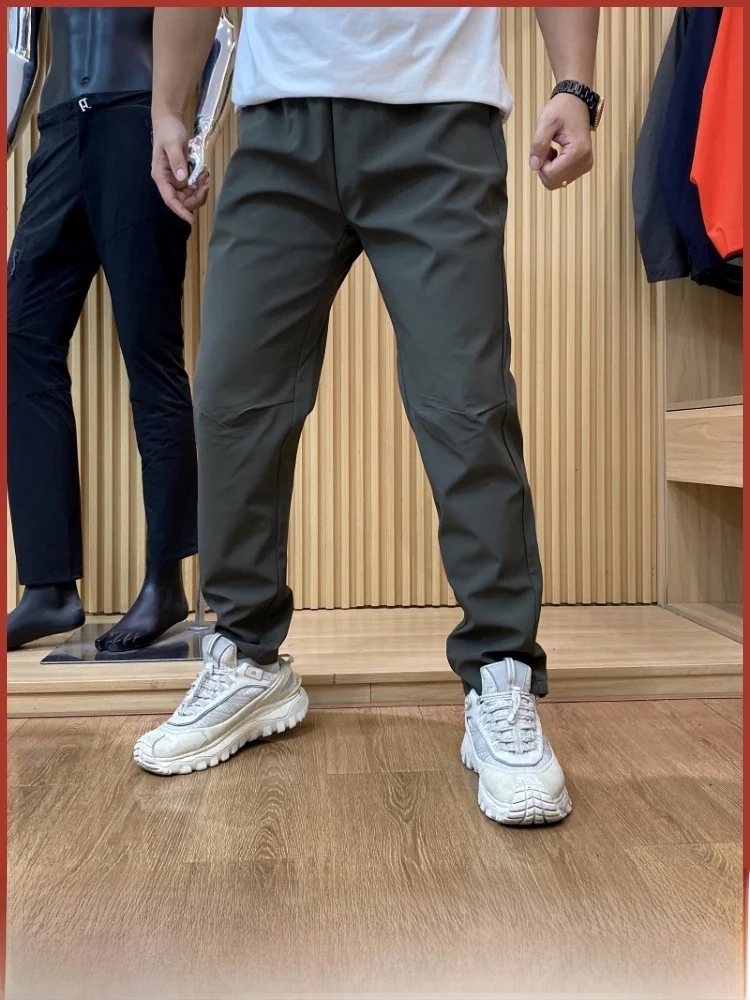 

Мужские повседневные брюки для занятий спортом на открытом воздухе, 3D пошивные брюки, водонепроницаемые прямые брюки, универсальные удобные длинные брюки