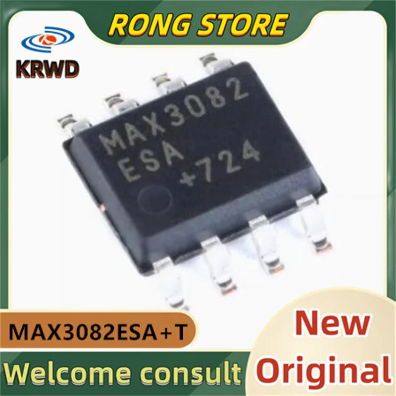 5PCS MAX3082ESA MAX3082ESA + T MAX3082 SOIC-8 RS-485/RS-422 Novo e Original